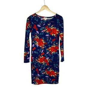 NWOT Jewel Toned Floral LuLaRoe Debbie Dress s